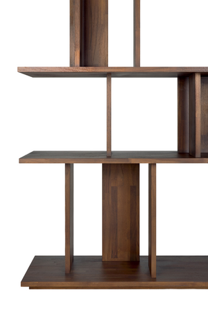 Brown Teak Shelving System | Ethnicraft Irregular | Oroa.com