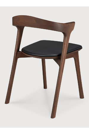 Brown Teak Dining Chair | Ethnicraft Bok | Oroa.com