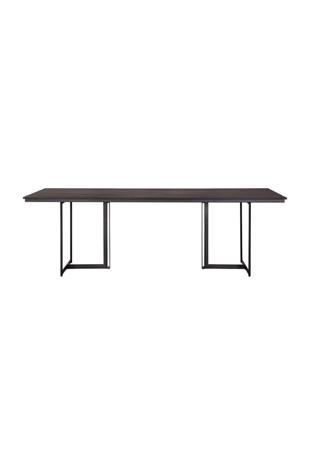 Dark Brown Teaek Dining Table | Ethnicraft Tacet  | Oroa.com