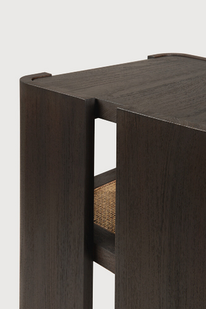 Brown Teak Side Table | Ethnicraft Panel | Oroa.com
