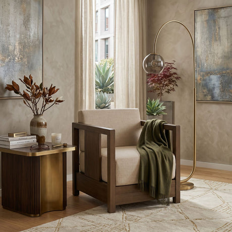   Modern or European furniture - Fabric Cushioned Lounge Chair - www.oroa.com | Oroa.com