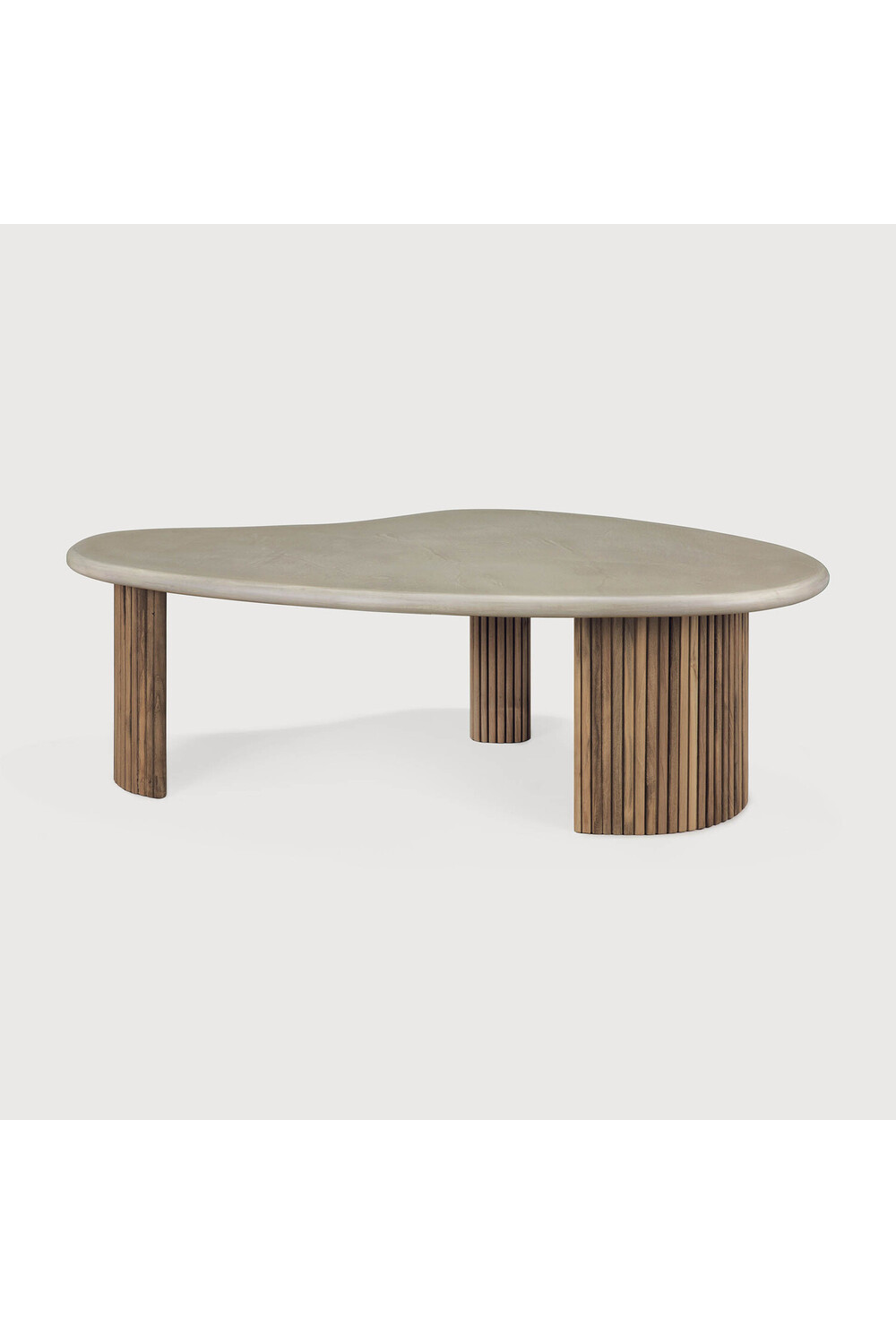 Teak Base Outdoor Coffee Table | Ethnicraft Boomerang | Oroa.com