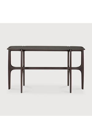 Dark Brown Teak Console Table | Ethnicraft PI | Oroa.com