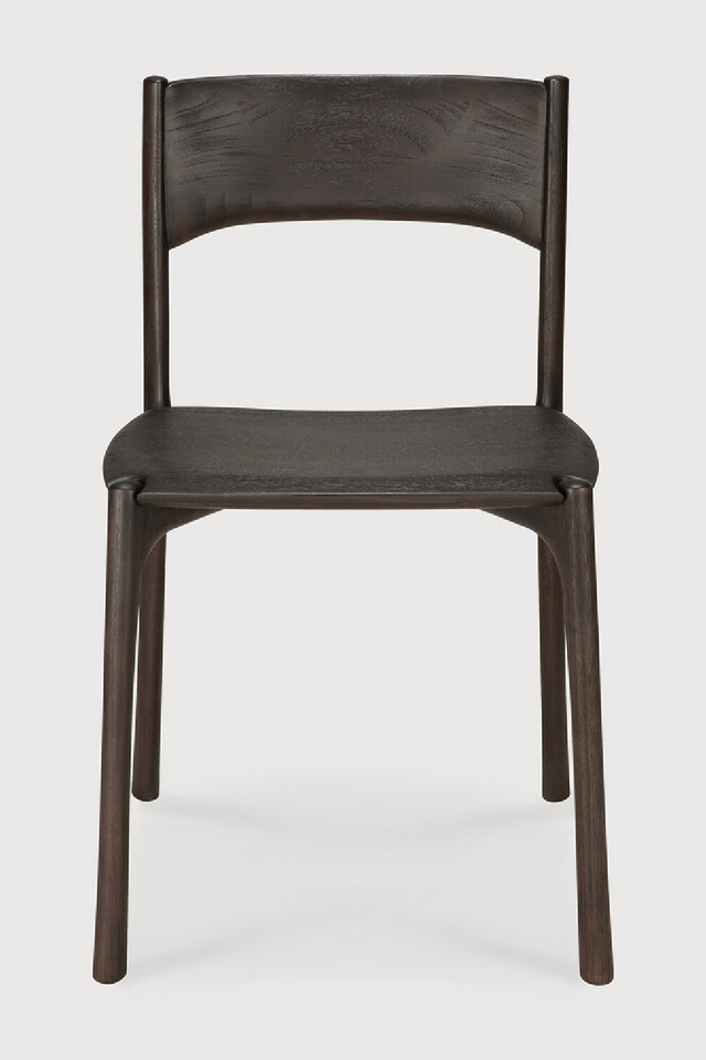 Dark Brown Teak Dining Chair | Ethnicraft PI | Oroa.com