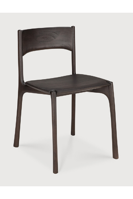 Dark Brown Teak Dining Chair | Ethnicraft PI | Oroa.com