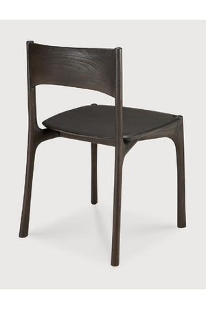 Dark Brown Teak Dining Chair | Ethnicraft PI | Oroa.com