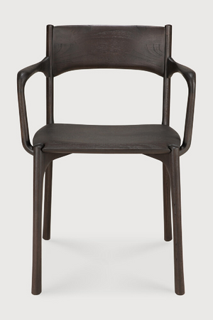 Dark Brown Teak Dining Chair | Ethnicraft PI | Oroa.com