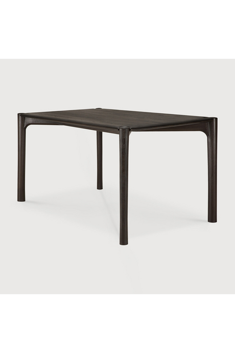 Varnished Teak Dining Table | Ethnicraft PI | Oroa.com