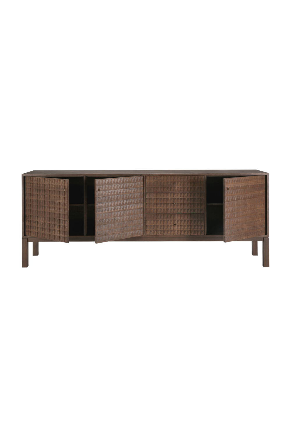 Hand-carved Paneled Sideboard | Ethnicraft Sono | Oroa.com