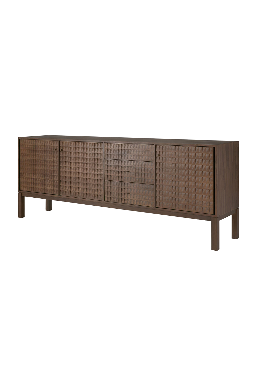 Hand-carved Paneled Sideboard | Ethnicraft Sono | Oroa.com