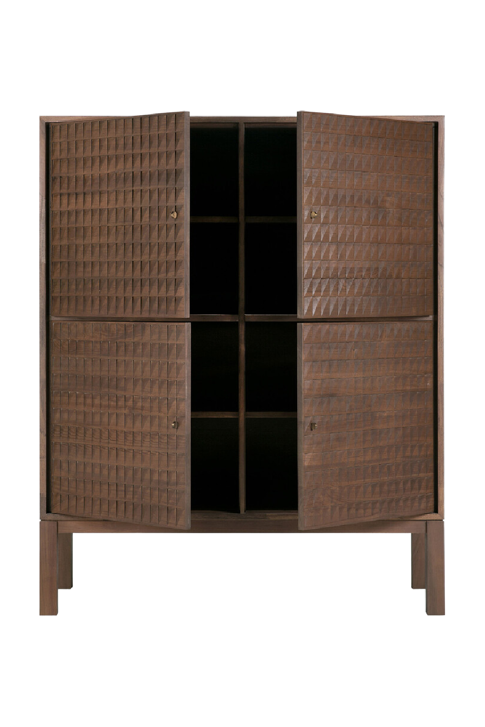 Hand-carved Paneled Cupboard | Ethnicraft Sono | Oroa.com