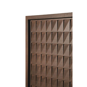   Modern European furniture - Brown Teak Carved TV Cabinet - www.oroa.com | Oroa.com