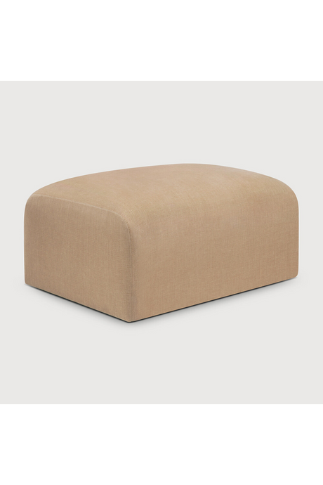 Stitched Detail Footstool | Ethnicraft Bulky | Oroa.com