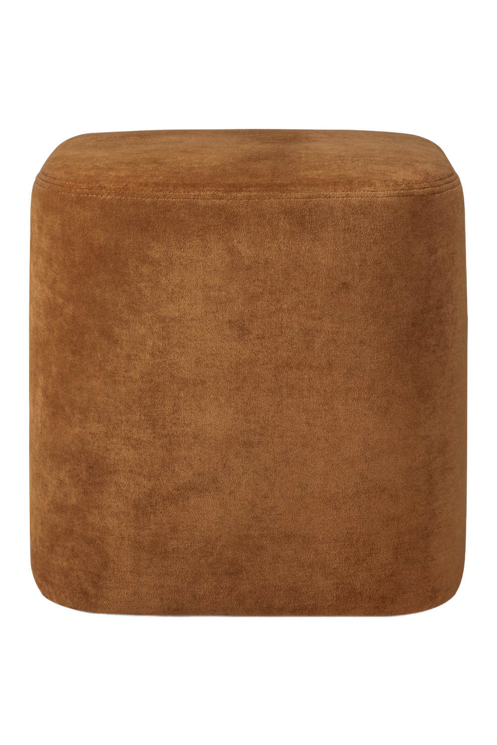 Velvet Minimalist Pouf | Ethnicraft Cube | Oroa.com