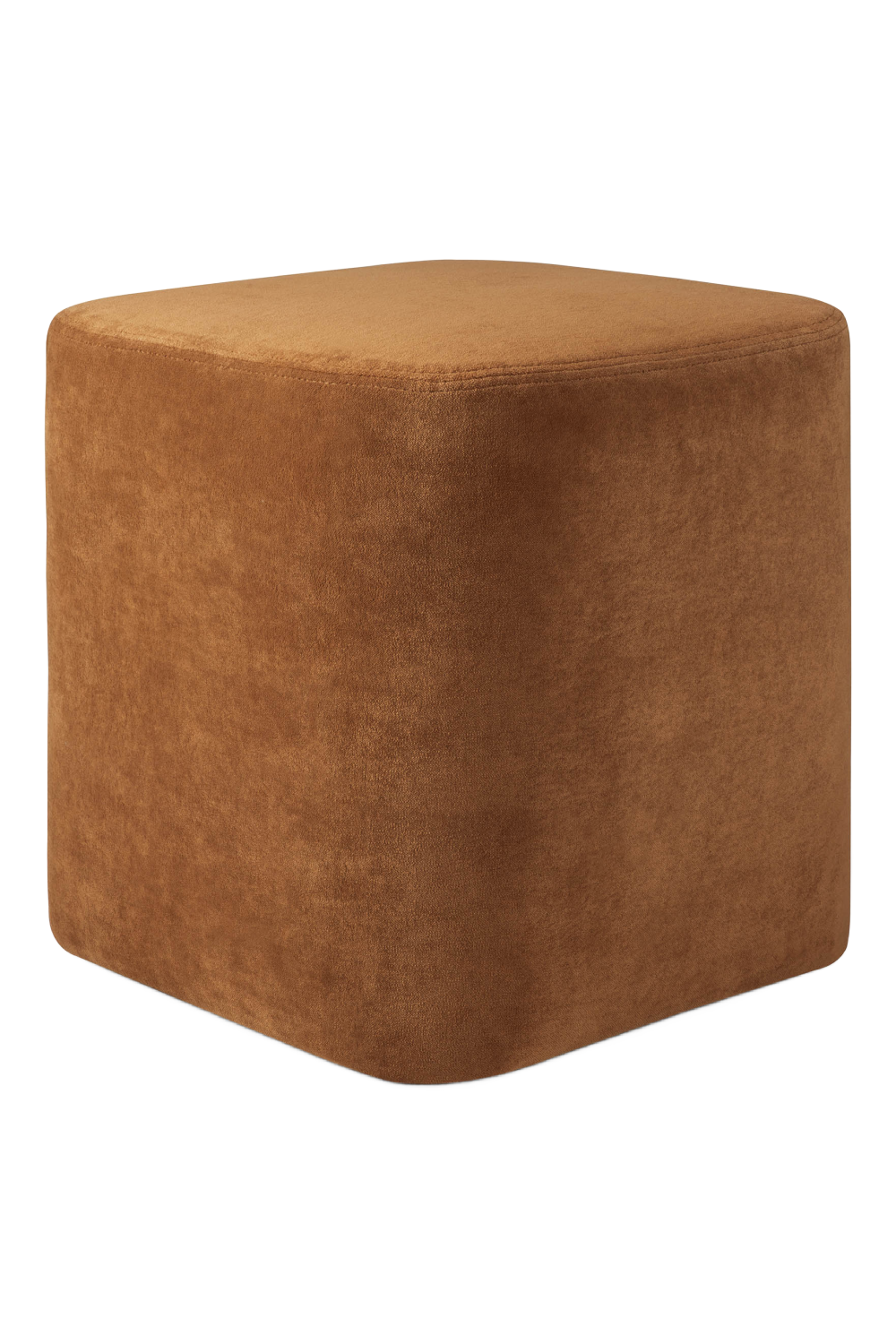 Velvet Minimalist Pouf | Ethnicraft Cube | Oroa.com