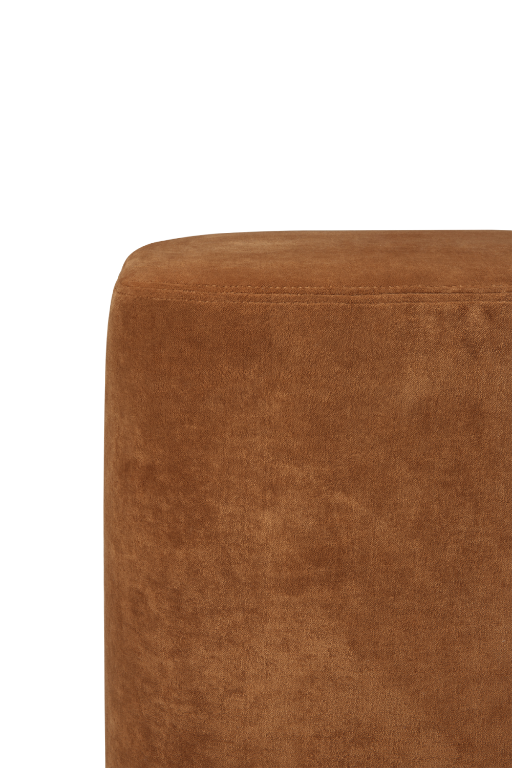 Velvet Minimalist Pouf | Ethnicraft Cube | Oroa.com