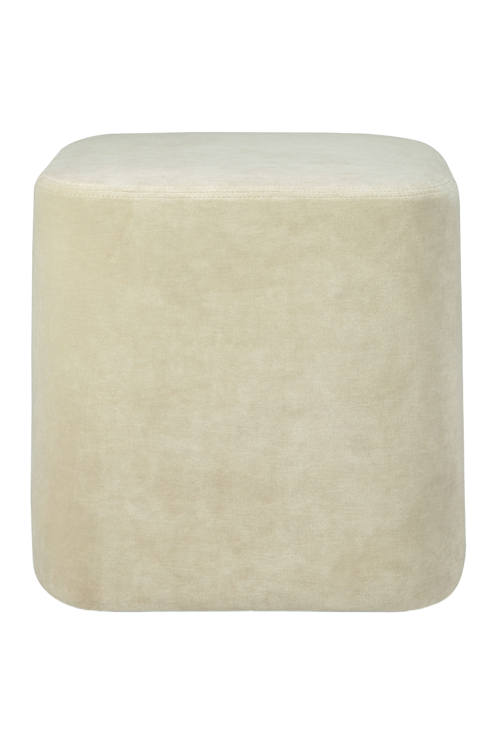 Velvet Minimalist Pouf | Ethnicraft Cube | Oroa.com