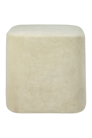 Velvet Minimalist Pouf | Ethnicraft Cube | Oroa.com