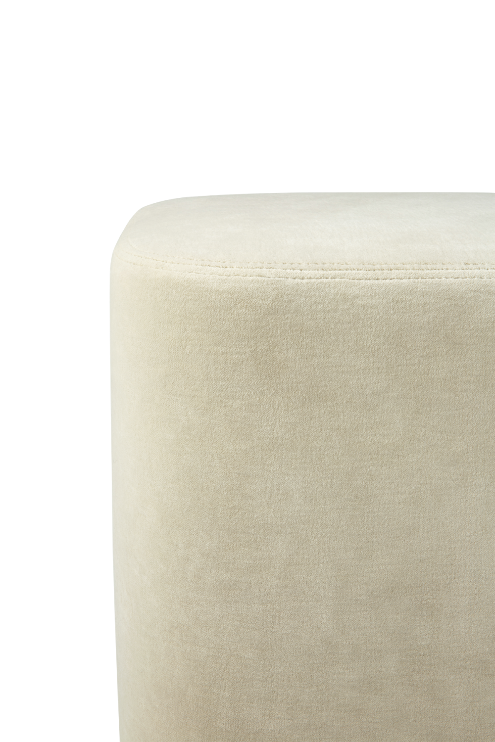 Velvet Minimalist Pouf | Ethnicraft Cube | Oroa.com