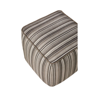   Modern or European furniture - Stripe Outdoor Ottoman - www.oroa.com | Oroa.com