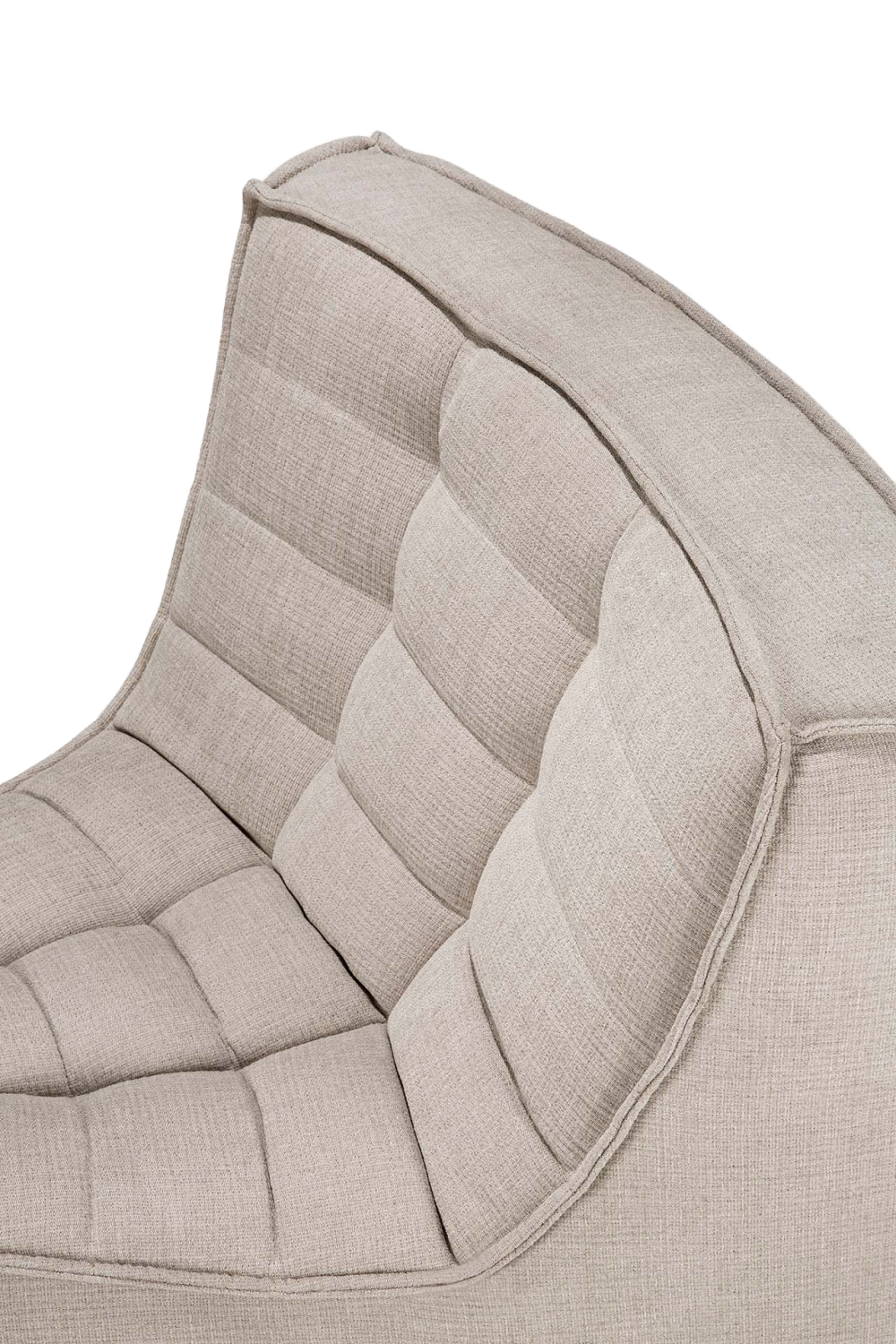 Curved Upholstered Sofa | Ethnicraft N701 | Oroa.com