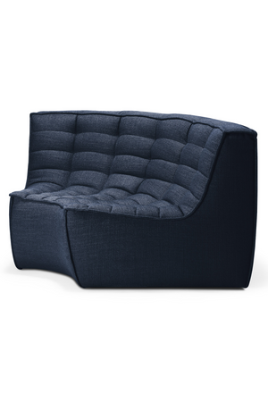 Blue Fabric Corner Sofa | Ethnicraft N701 | Oroa.com
