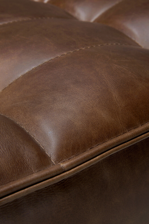 Brown Leather Modular Sofa | Ethnicraft N701 | Oroa.com