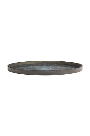 Round Hand-Painted Wood Tray | Ethnicraft Slice | Oroa.com