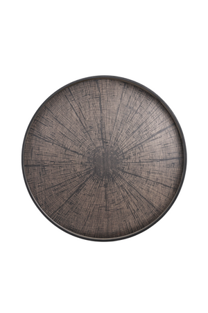 Round Hand-Painted Wood Tray | Ethnicraft Slice | Oroa.com