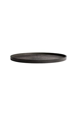Round Hand-Painted Wood Tray | Ethnicraft Slice | Oroa.com