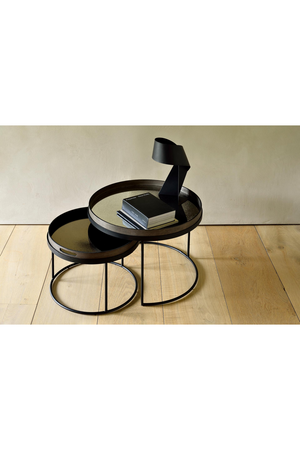 Aged Mirror Round Tray | Ethnicraft | Oroa.com