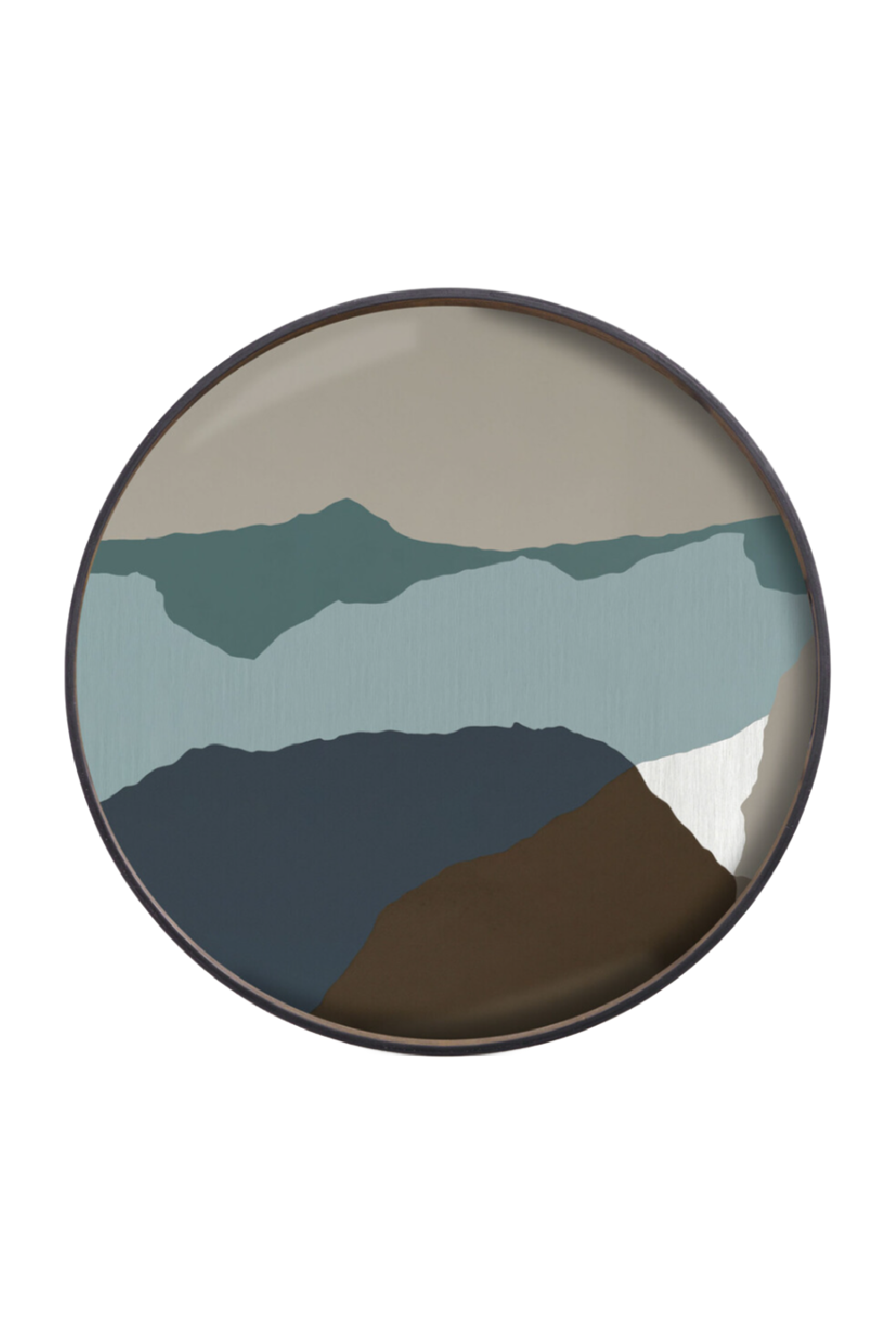 Wooden Rim Round Tray | Ethnicraft Wabi Sabi | Oroa.com