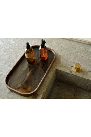 Hand-painted Glass Valet Tray | Ethnicraft Organic | Oroa.com