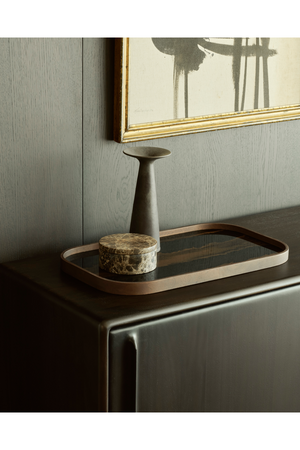 Hand-painted Glass Valet Tray | Ethnicraft Organic | Oroa.com