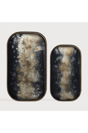 Hand-painted Glass Valet Tray | Ethnicraft Organic | Oroa.com