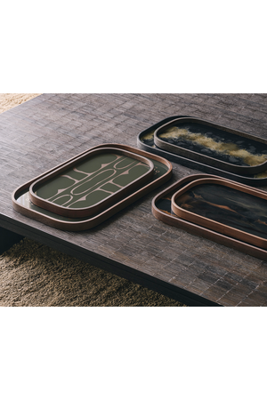 Hand-painted Glass Valet Tray | Ethnicraft Organic | Oroa.com