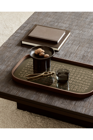 Hand-printed Glass Valet Tray | Ethnicraft Second Nature | Oroa.com