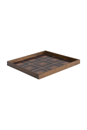 Square Glass Tray | Ethnicraft Linear Flow | Oroa.com