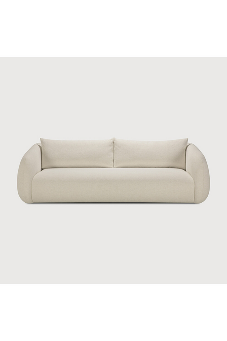 White Curved Sofa | Ethnicraft Contour | Oroa.com