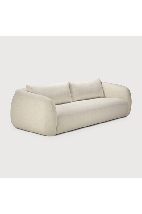 White Curved Sofa | Ethnicraft Contour | Oroa.com
