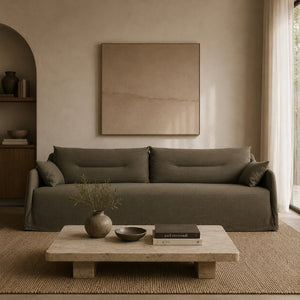   Linen Blend Sofa | Oroa.com