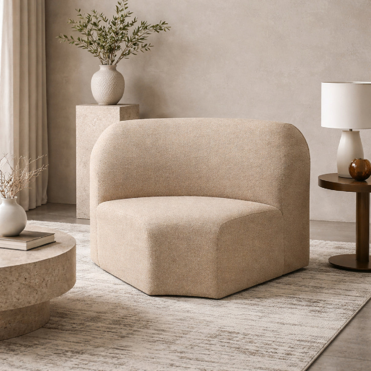   Modern European furniture - Beige Modular Sofa - www.oroa.com | Oroa.com