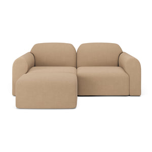   Modern European furniture - End Seater Sofa with Footstool  - www.oroa.com | Oroa.com
