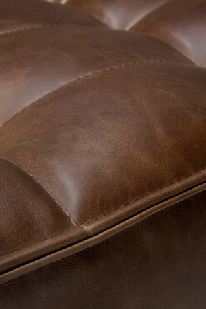 Dark Brown Leather Modular Sofa | Ethnicraft N701 | Oroa.com