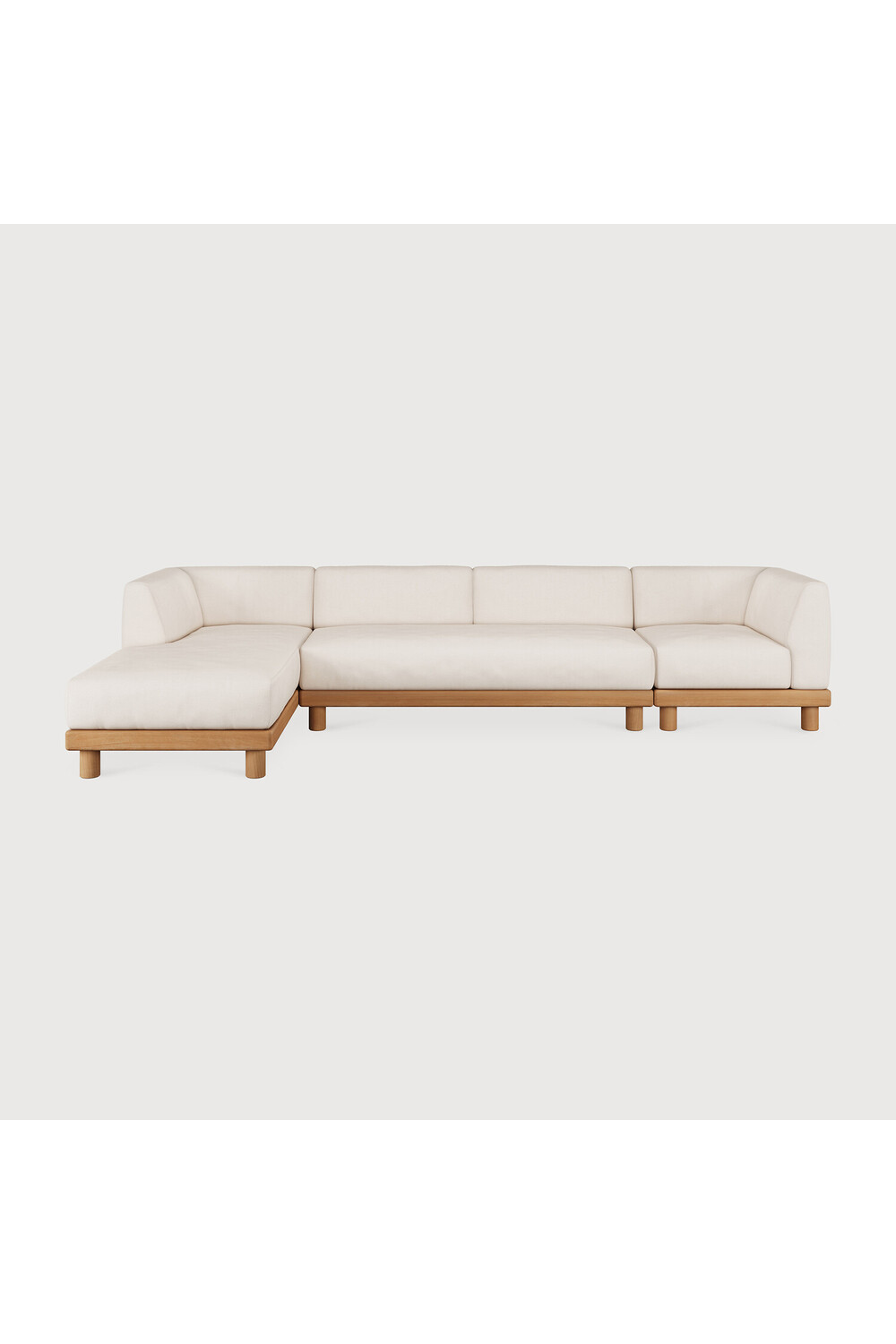 Outdoor Modular Sofa with Chaise L | Ethnicraft Monocle | Oroa.com