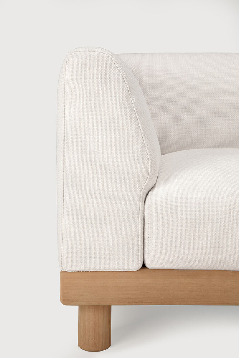 Outdoor Modular Sofa with Ottoman | Ethnicraft Monocle | Oroa.com