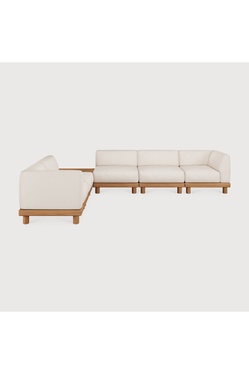 Outdoor Modular Sofa with Table | Ethnicraft Monocle | Oroa.com