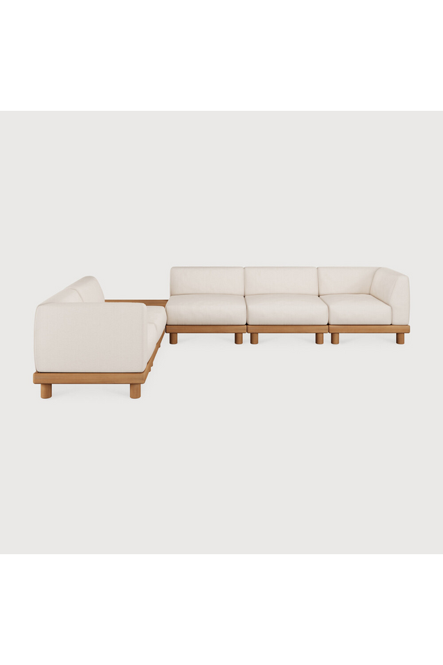 Outdoor Modular Sofa with Table | Ethnicraft Monocle | Oroa.com