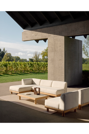 Outdoor Modular Sofa with Table | Ethnicraft Monocle | Oroa.com