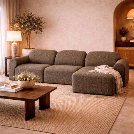   Brown Modular Sofa Set | Oroa.com